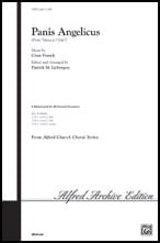 Panis Angelicus SATB choral sheet music cover